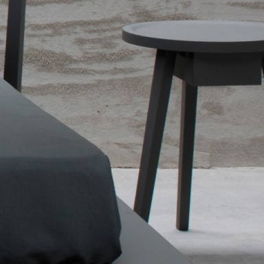 Gray 45 bedside table