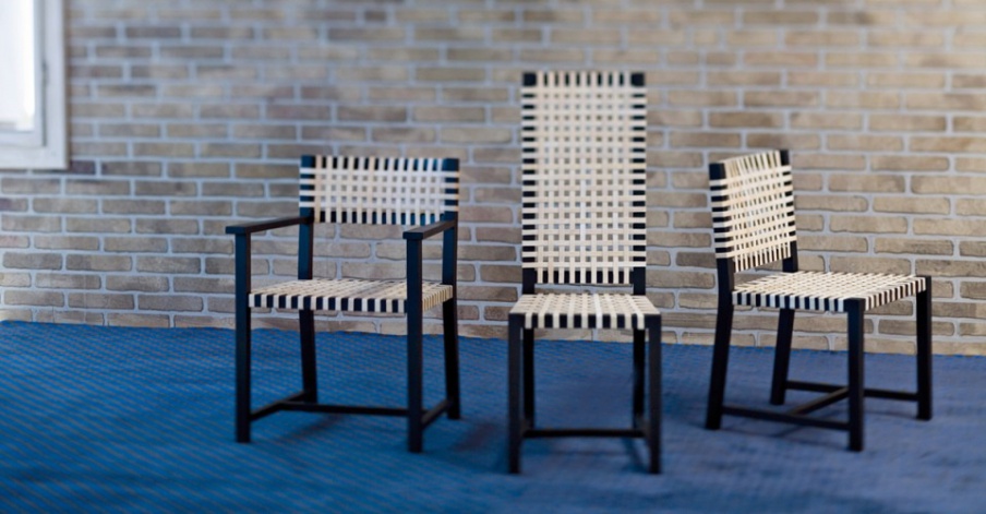 Chair with high back Otto 121, Gervasoni