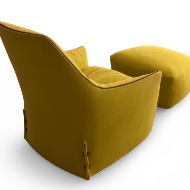 Armchair with pouf Santa Monica Lounge