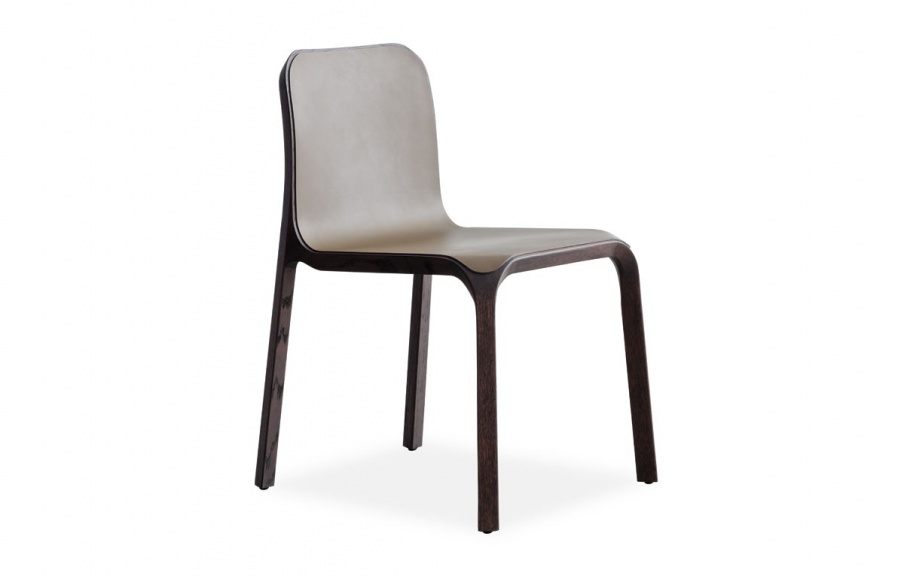 Chair with high back, Ley - Poliform