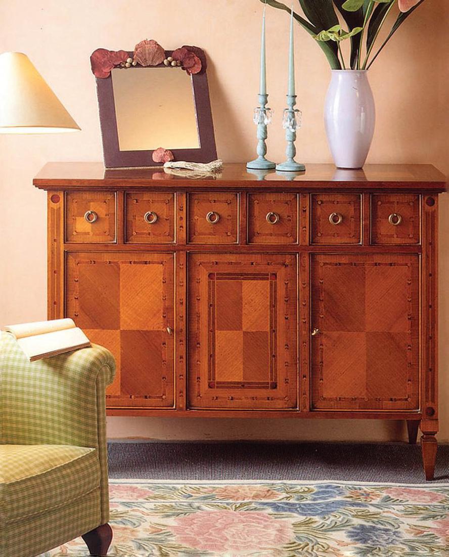 Stand on the wooden frame Annibale Colombo