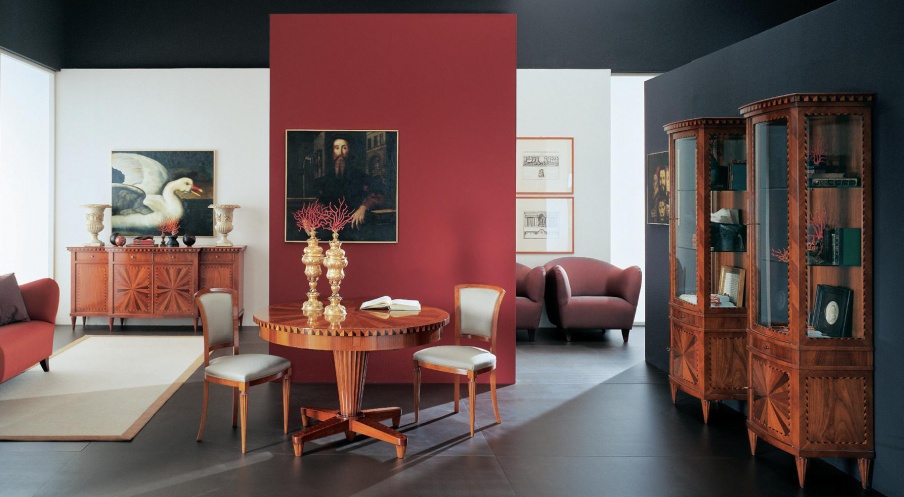 Dining room (dining set), Annibale Colombo