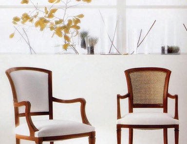 Chair with armrests, Annibale Colombo