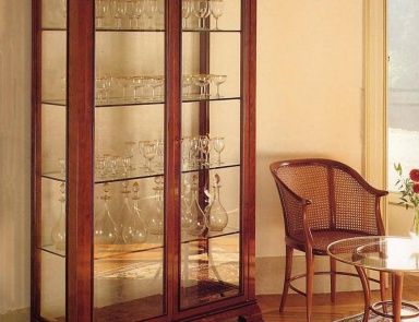 Showcase with hinged doors, Annibale Colombo