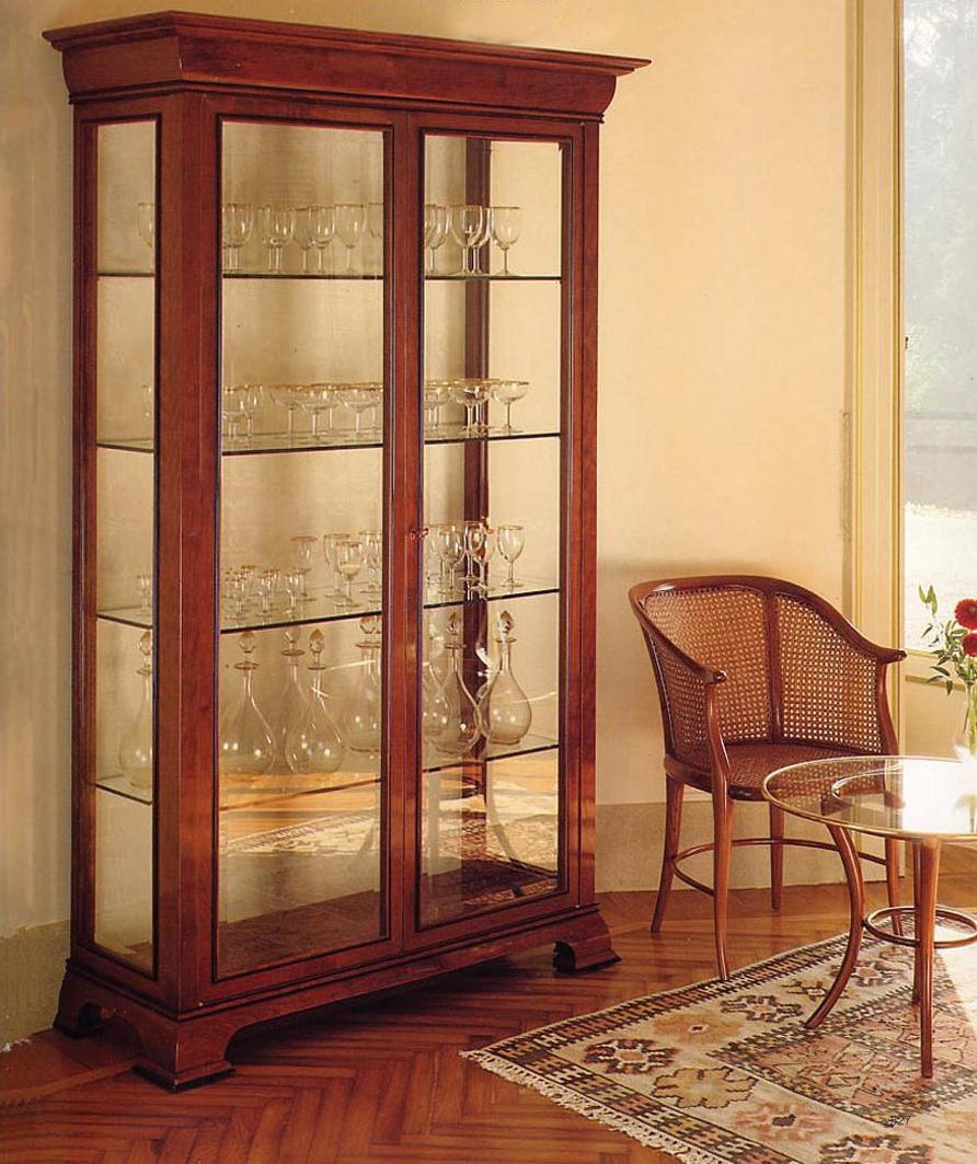 Showcase with hinged doors, Annibale Colombo
