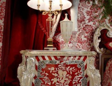 Bedside Cabinet on figured legs, Armando Rho