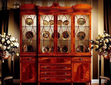 A cupboard with glazed doors, Armando Rho