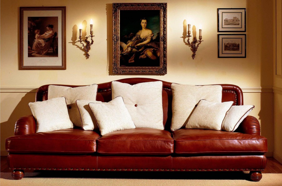 Leather sofa, Armando Rho