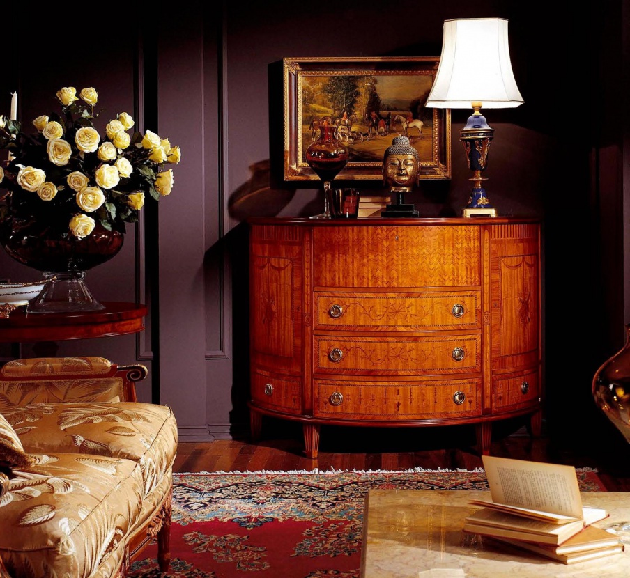 Cabinet on high legs, Armando Rho