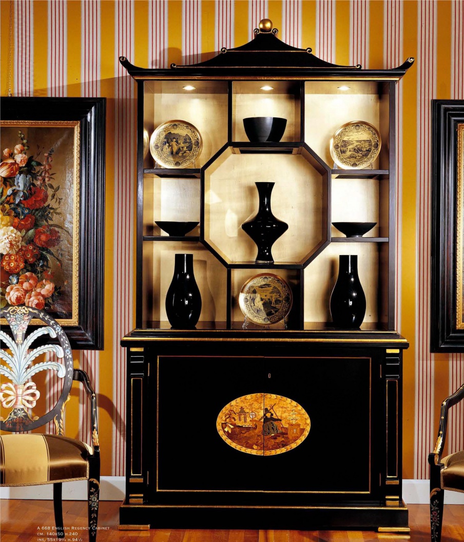 Cabinet with open shelves, Armando Rho