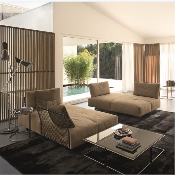 Corner modular sofa CUT Rivolta