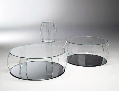 Coffee table made of glass, Gran Canal - Reflex Angelo