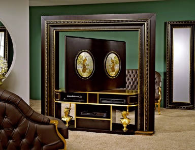 The panel under the TV Revolving Home Cinema, Vismara