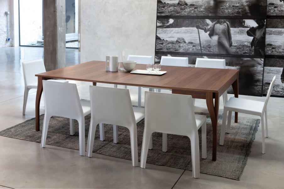 Console table sliding wood Way, Porada