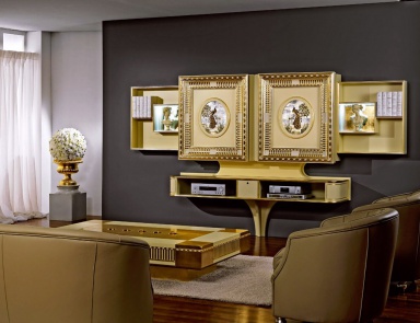 The panel under the TV Sliding Home Cinema, Vismara