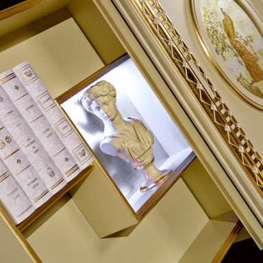 Panel under Sliding TV Home Cinema