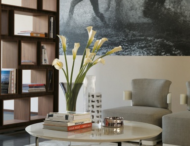 Coffee table in Parigi on the basis of metal, Porada