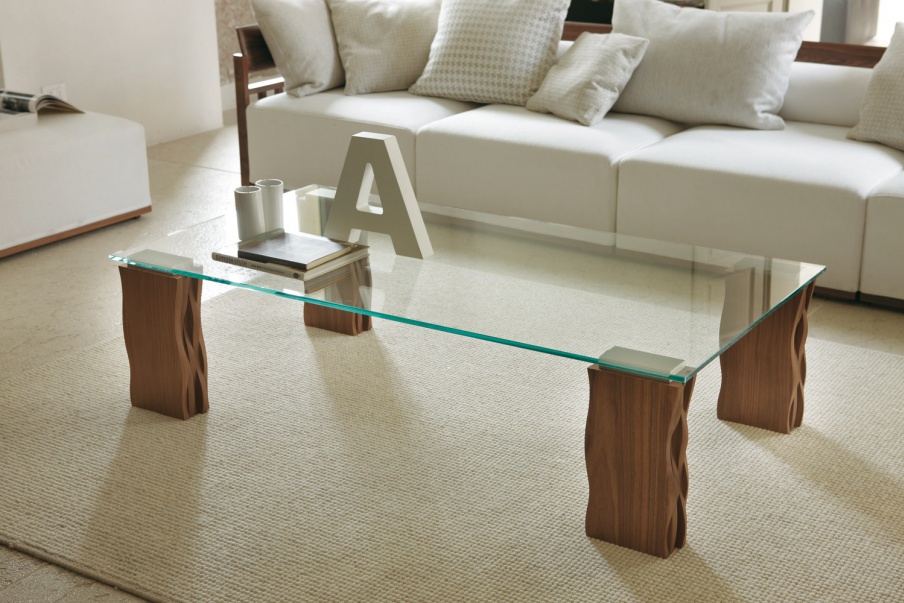 Coffee table with glass top Pokot, Porada