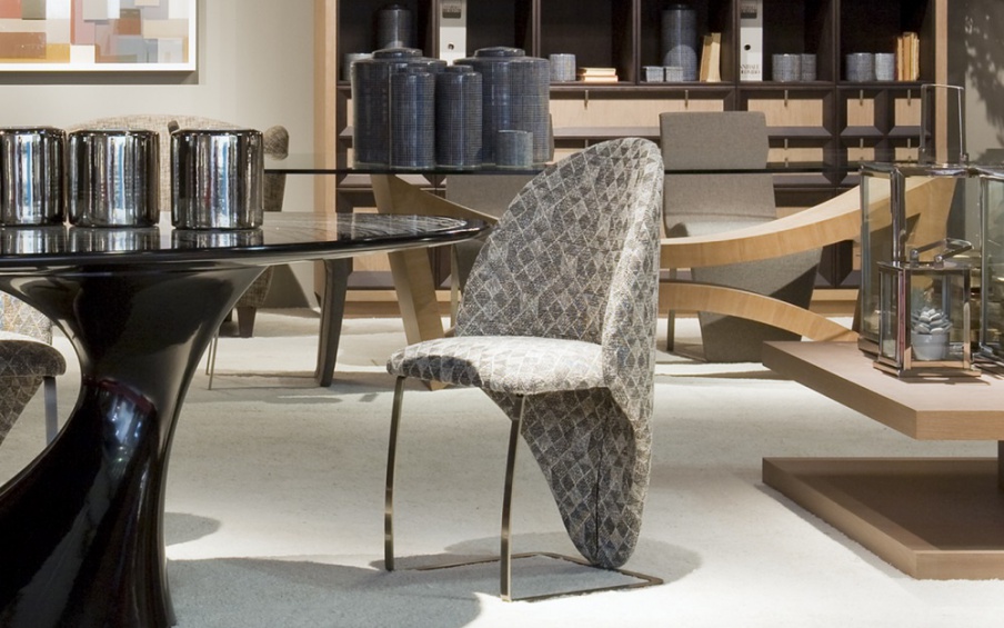 Chair without armrests B1411, Annibale Colombo