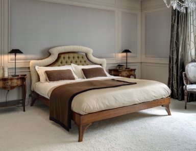 Double bed with upholstered headboard G1449, Annibale Colombo (furniture fusion)