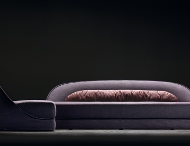 Sofa with fabric upholstery Lucille,Opera Contemporary
