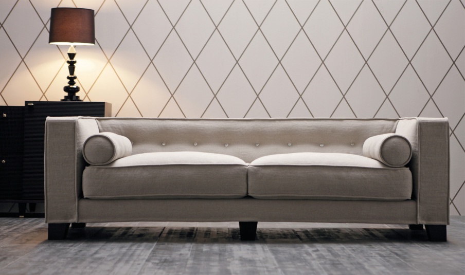 A sofa with a square back Igor ,Opera Contemporary