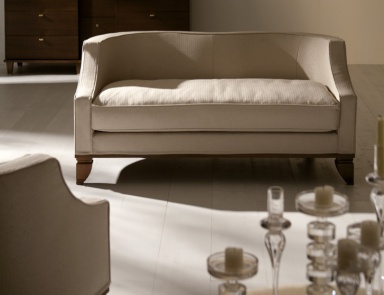 Sofa with fabric upholstery Valentino,Opera Contemporary