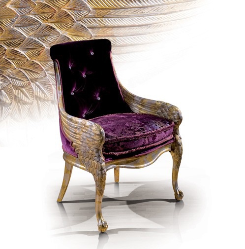 Chair made of solid wood, Ezio Bellotti