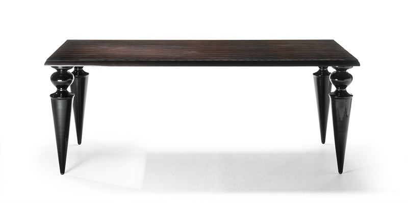 Table with wooden top, Gran Canal - Reflex Angelo