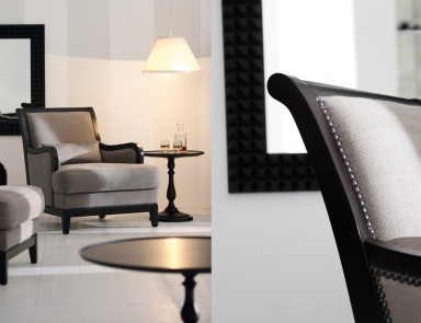 Armchair with square back Sebastian, Opera Contemporary