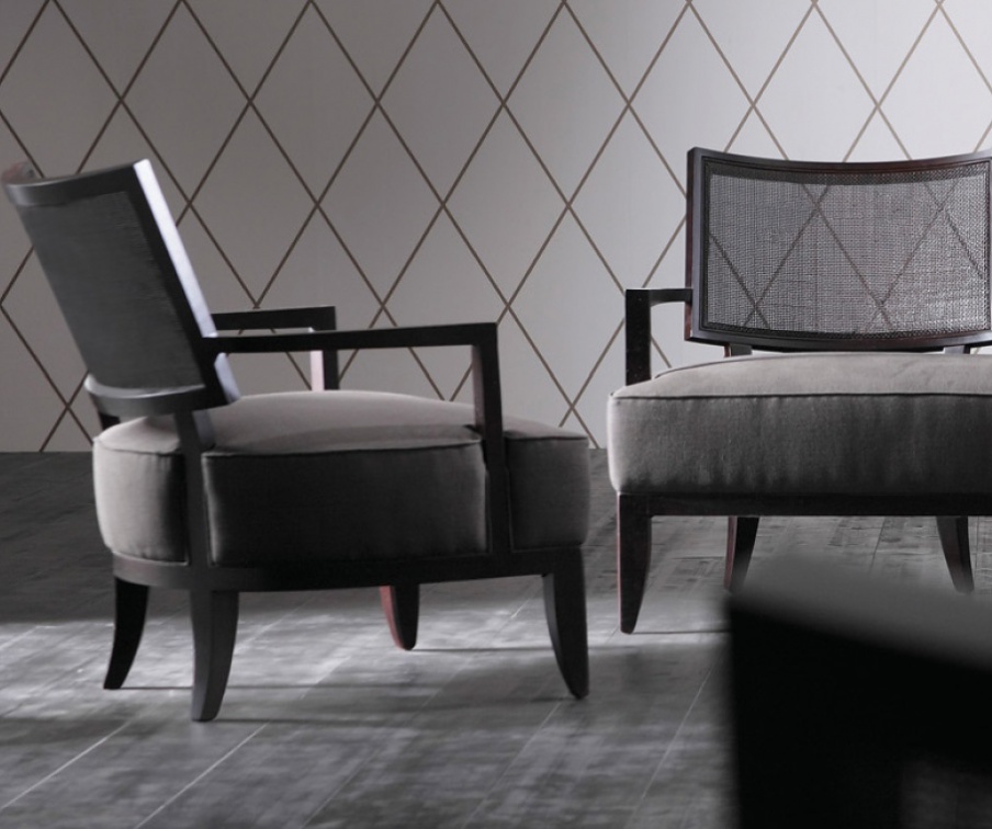 Chair with fabric upholstery Amelia, Opera Contemporary