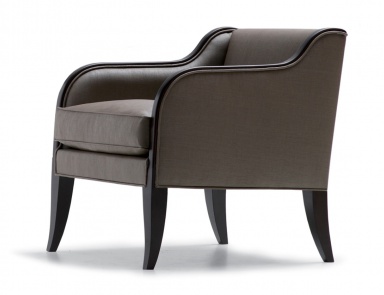 Chair with fabric upholstery Contemporary Opera