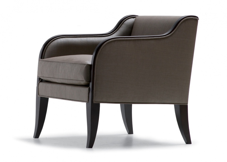 Chair with fabric upholstery Contemporary Opera