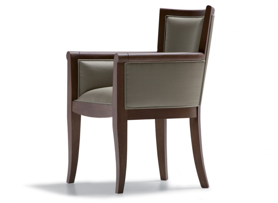Chair with fabric upholstery Contemporary Opera