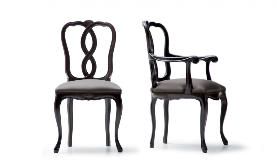 Chair with armrests Contemporary Opera