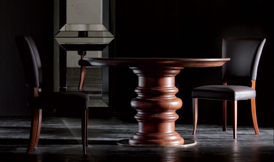 Chair c leather upholstery Jules, Opera Contemporary