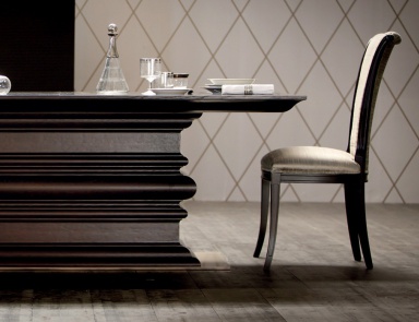 Chair with fabric upholstery Claude, Opera Contemporary