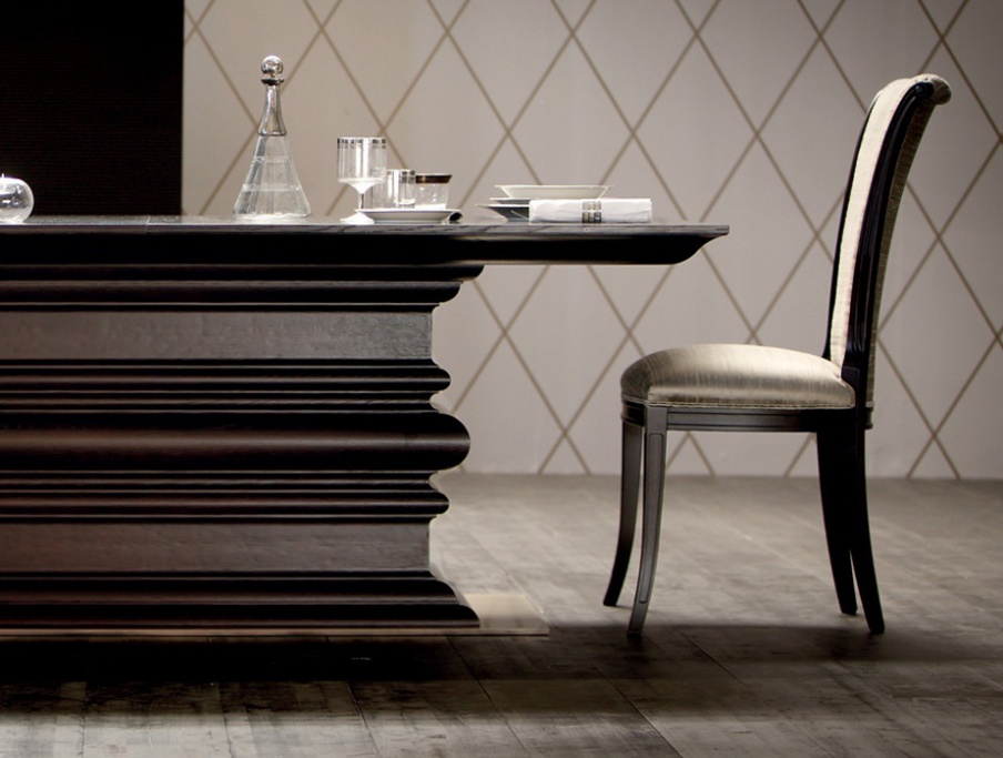 Chair with fabric upholstery Claude, Opera Contemporary