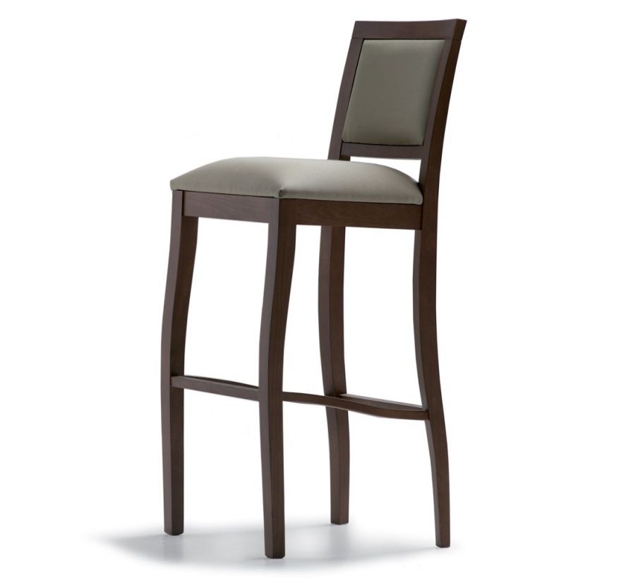Bar chair with fabric upholstery Contemporary Opera