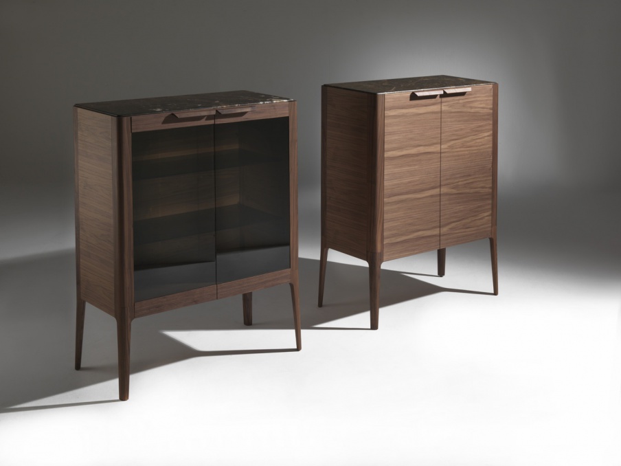 Atlante sideboard made of solid wood, Porada