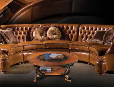 Semi-circular sofa, Ezio Bellotti