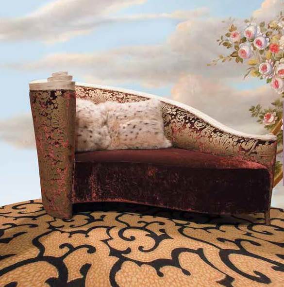 Daybed made of solid wood, Ezio Bellotti