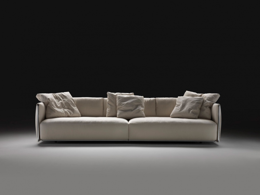 Sofa with textile or leather upholstery Edmond, Flexform