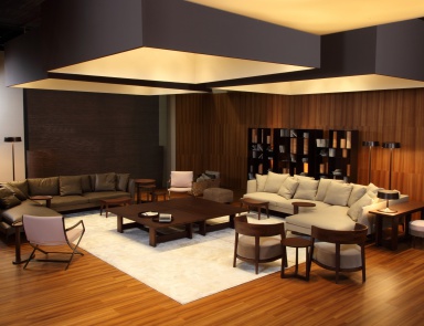 Modular sofa with textile or leather upholstery Feel Good Ten, Flexform