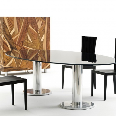 The buffet Bois de rose