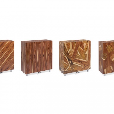 The buffet Bois de rose