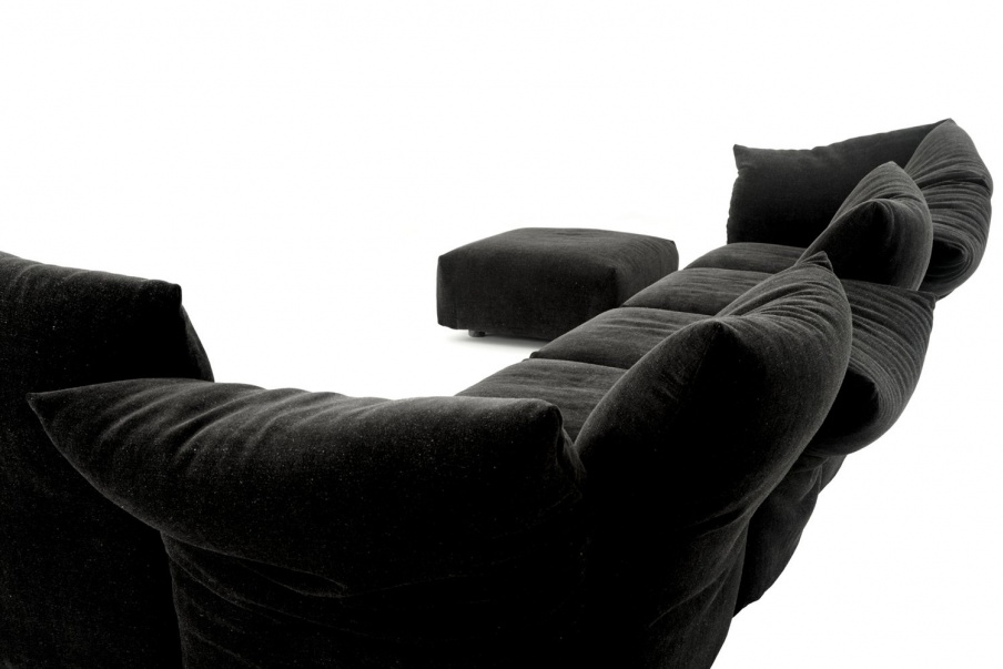 The Standard modular sofa on a metal frame, Edra