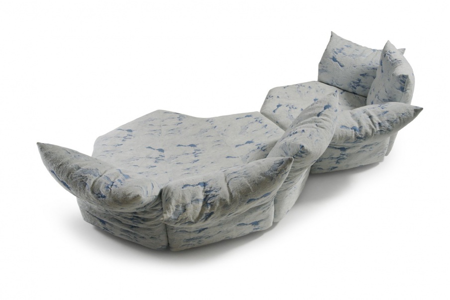 Standard, designer sofa on a metal frame, Edra