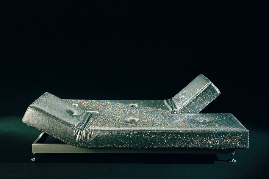 Sofa-transformer Damier Diamond on a metal frame, Edra