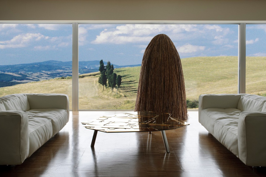 Double sofa Sofа on a steel base, Edra